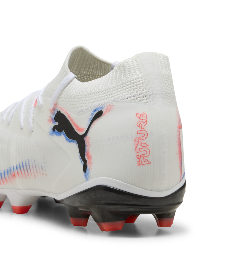 PUMA Future 8 Match FG/AG - White/Black/Glowing Red Mens Footwear - Third Coast Soccer