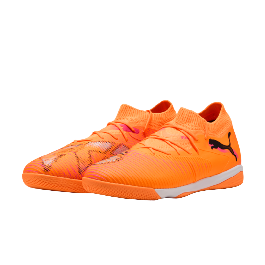 Puma Future 8 Match IC - Heat Fire/Puma Black/Ravish Men's Footwear Heat Fire/Puma Black Mens 6.5 - Third Coast Soccer