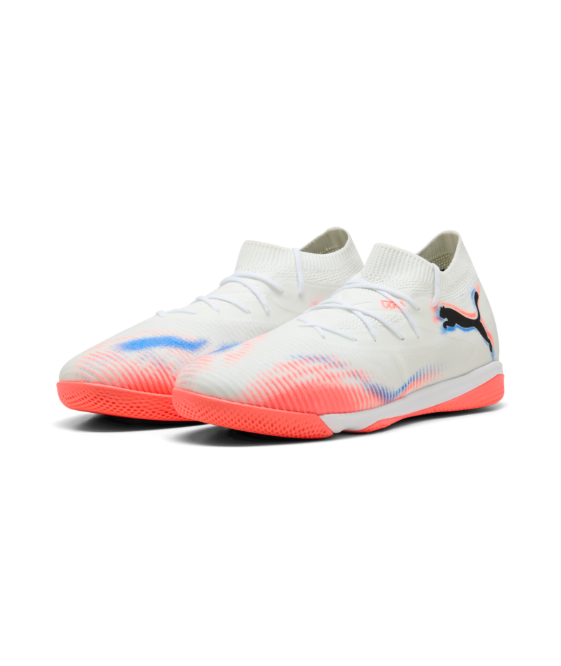 PUMA Future 8 Match IT - White/Black/Glowing Red Mens Footwear White Mens 7 - Third Coast Soccer