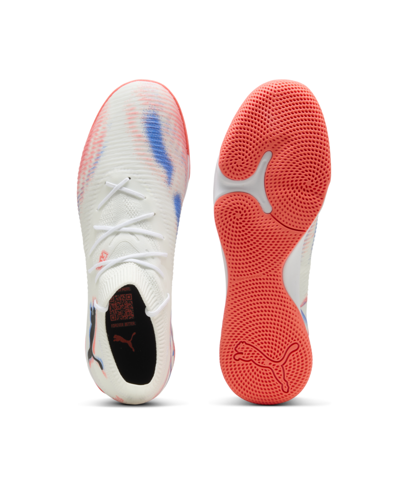 PUMA Future 8 Match IT - White/Black/Glowing Red Mens Footwear - Third Coast Soccer
