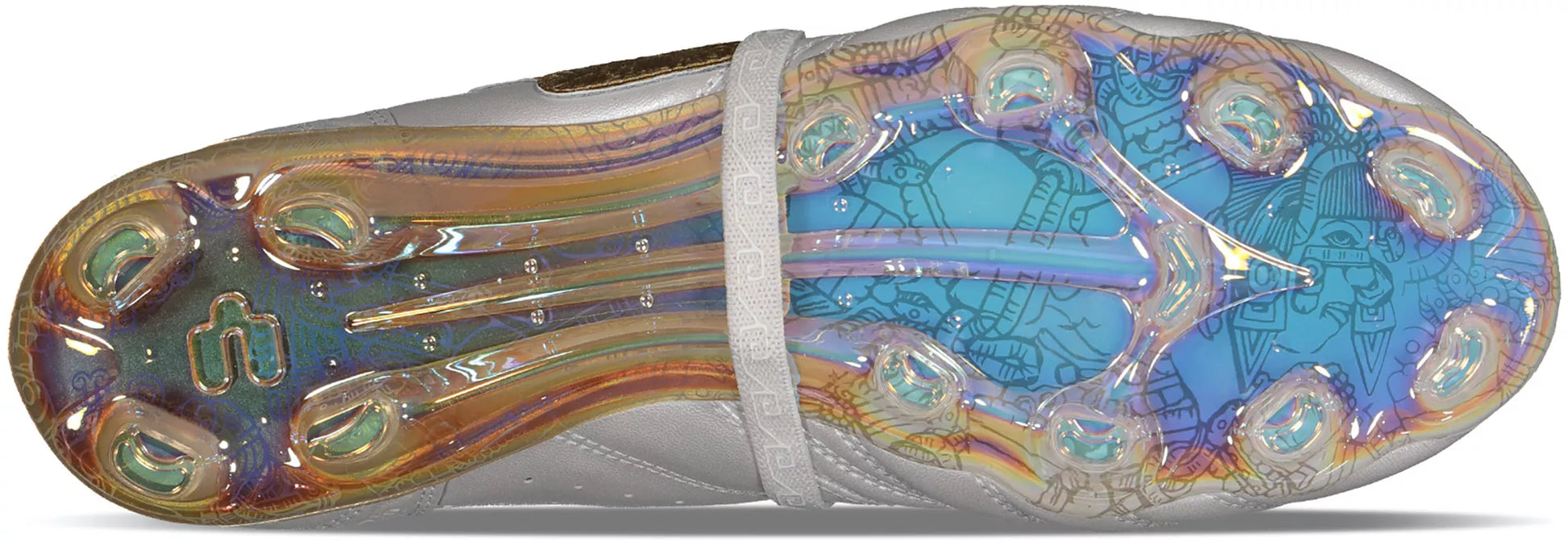 CHARLY Legendario 26 PFX FG - White/Gold Mens Footwear - Third Coast Soccer