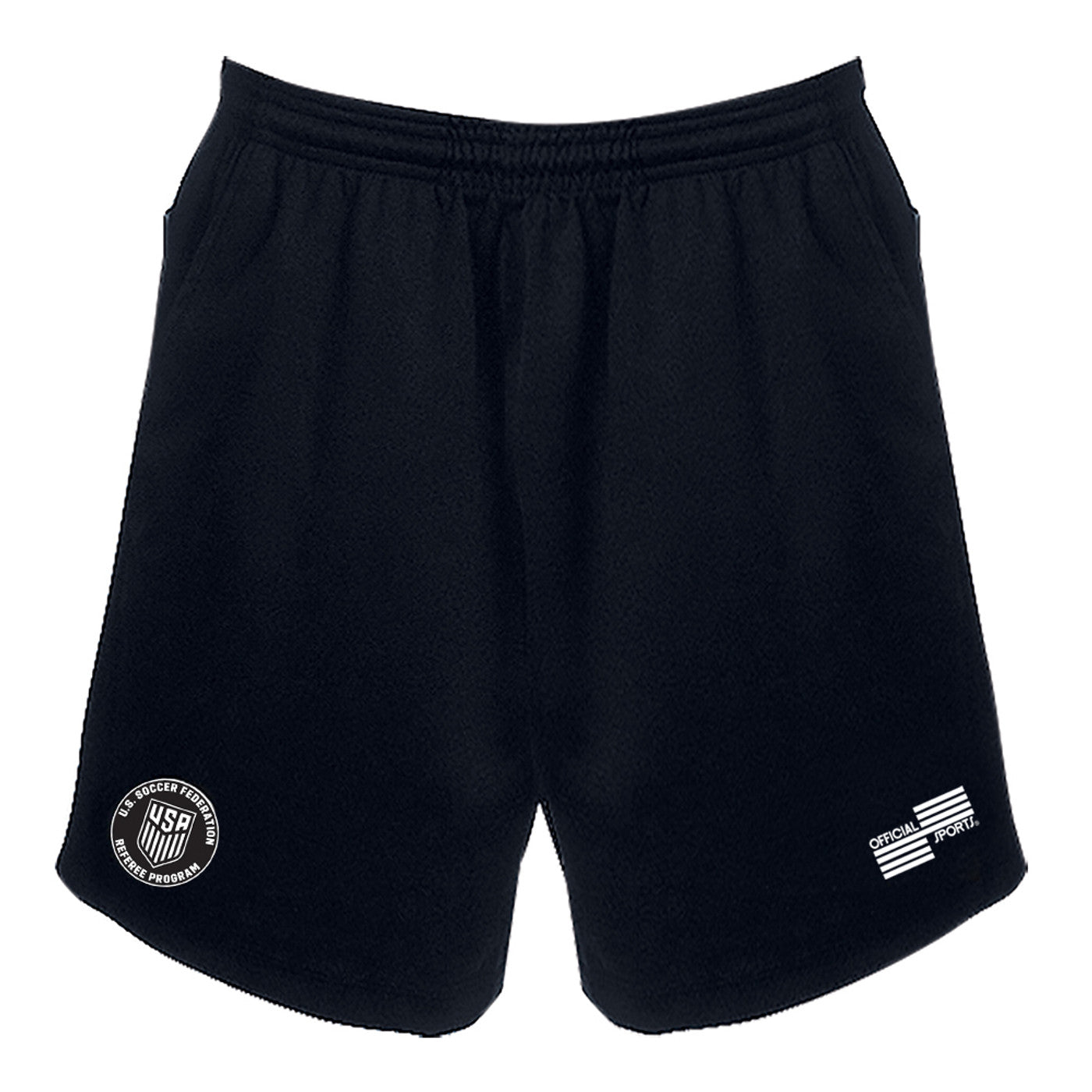 Official Sports Women's Economy Short - Black Referee Black Womens XSmall - Third Coast Soccer