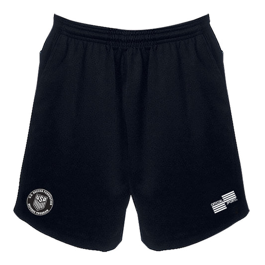 Official Sports Women's Economy Short - Black Referee Black Womens XSmall - Third Coast Soccer