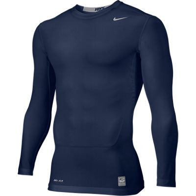 Nike Npc Core 2.0 Compression L/S Top Training Wear Carbon Heather 3Xl - Third Coast Soccer