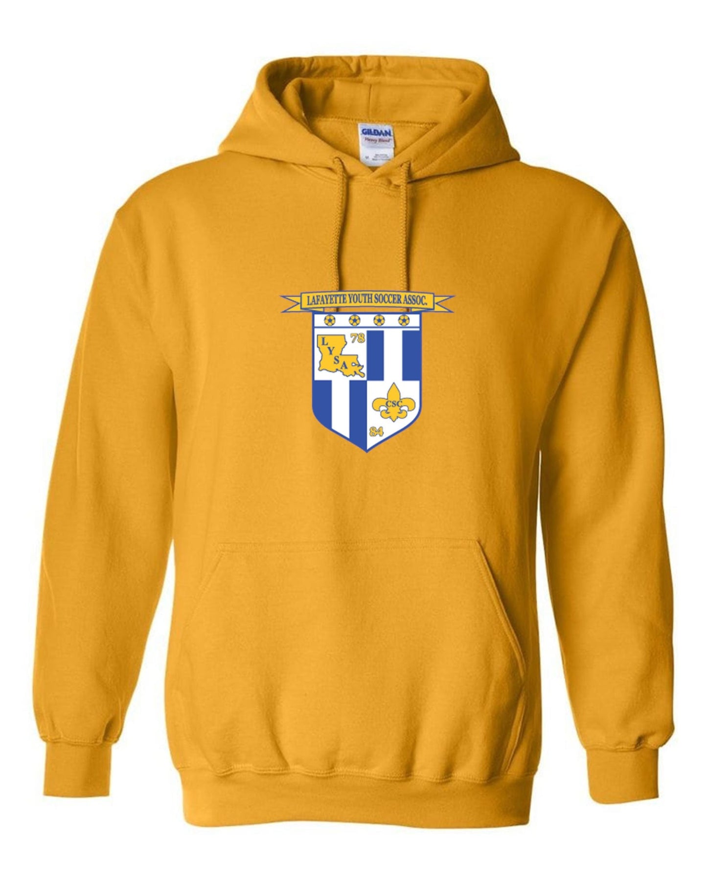LYSA Hooded Sweatshirt - Royal, Gold or Grey LYSA Spiritwear Royal Mens Large - Third Coast Soccer