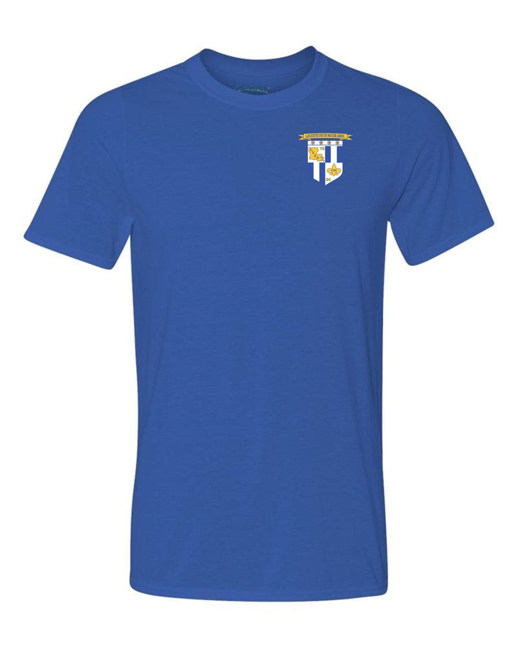 LYSA Short-Sleeve T-Shirt - Royal or Gold LYSA Spiritwear Royal Mens Small - Third Coast Soccer