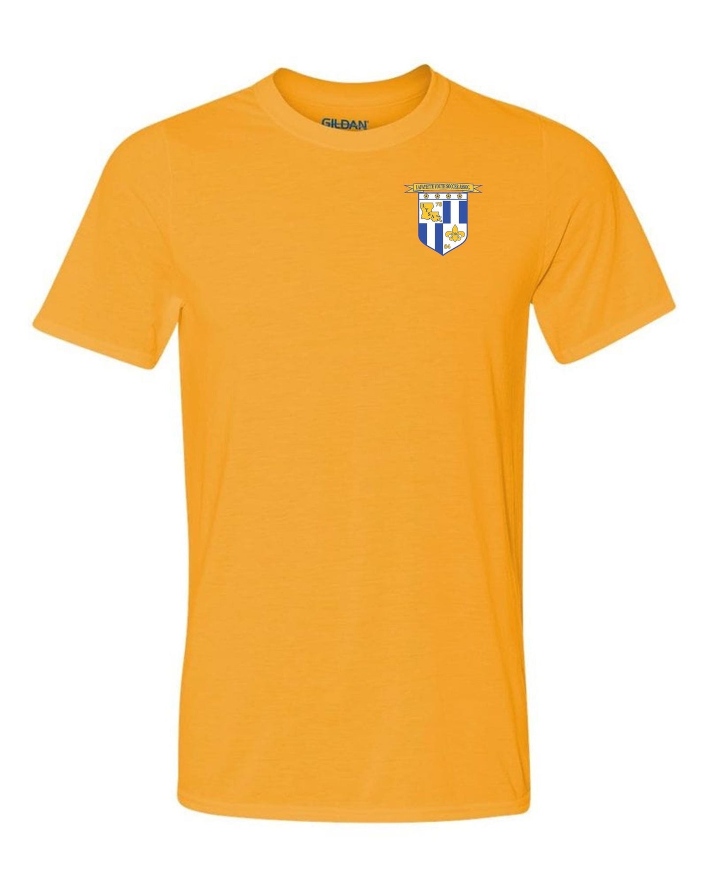 LYSA Short-Sleeve T-Shirt - Royal or Gold LYSA Spiritwear Royal Mens Medium - Third Coast Soccer