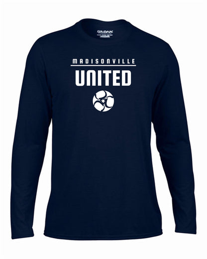 Madisonville United Long-Sleeve T-Shirt Madisonville United Spiritwear Womens Extra Large Sport Grey - Third Coast Soccer