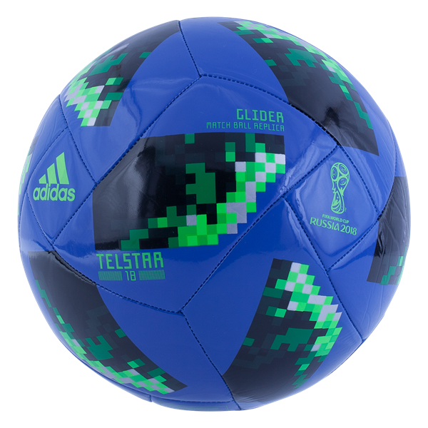 adidas Telstar 18 World Cup Glider - Blue/Green/Silver Metallic Balls Blue/Green/Silvermetalic 4 - Third Coast Soccer