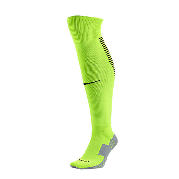 Nike Team MatchFit OTC Sock Socks Black/Cool Grey Extra Large (Larger Than 13) - Third Coast Soccer