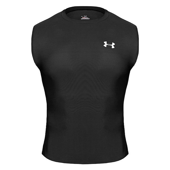 Under Armour Boy's Heatgear Compression Sleeveless Top Training Wear Small Royal - Third Coast Soccer