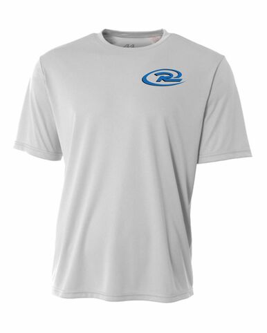 A4 Cajun Rush Alexandria SS Practice Tee Cajun Soccer Club Silver Mens Extra Large - Third Coast Soccer