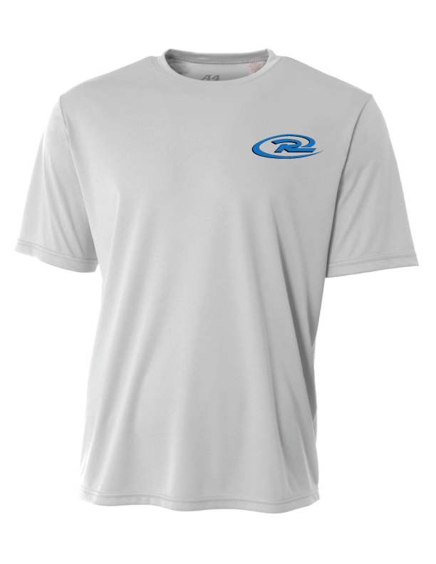 A4 Cajun Rush Alexandria SS Practice Tee Cajun Soccer Club Silver Youth Extra Large - Third Coast Soccer