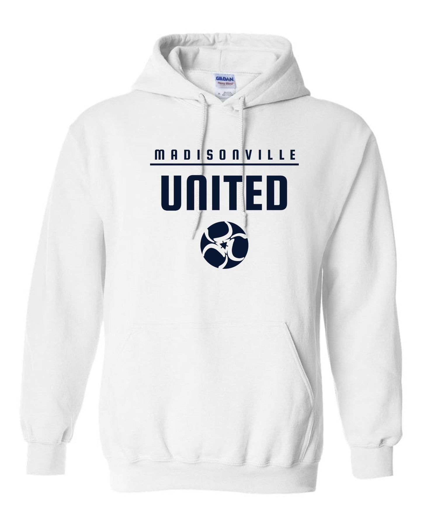 Madidsonville United Hoody - Black, Grey, Navy or White Madisonville United Spiritwear   - Third Coast Soccer