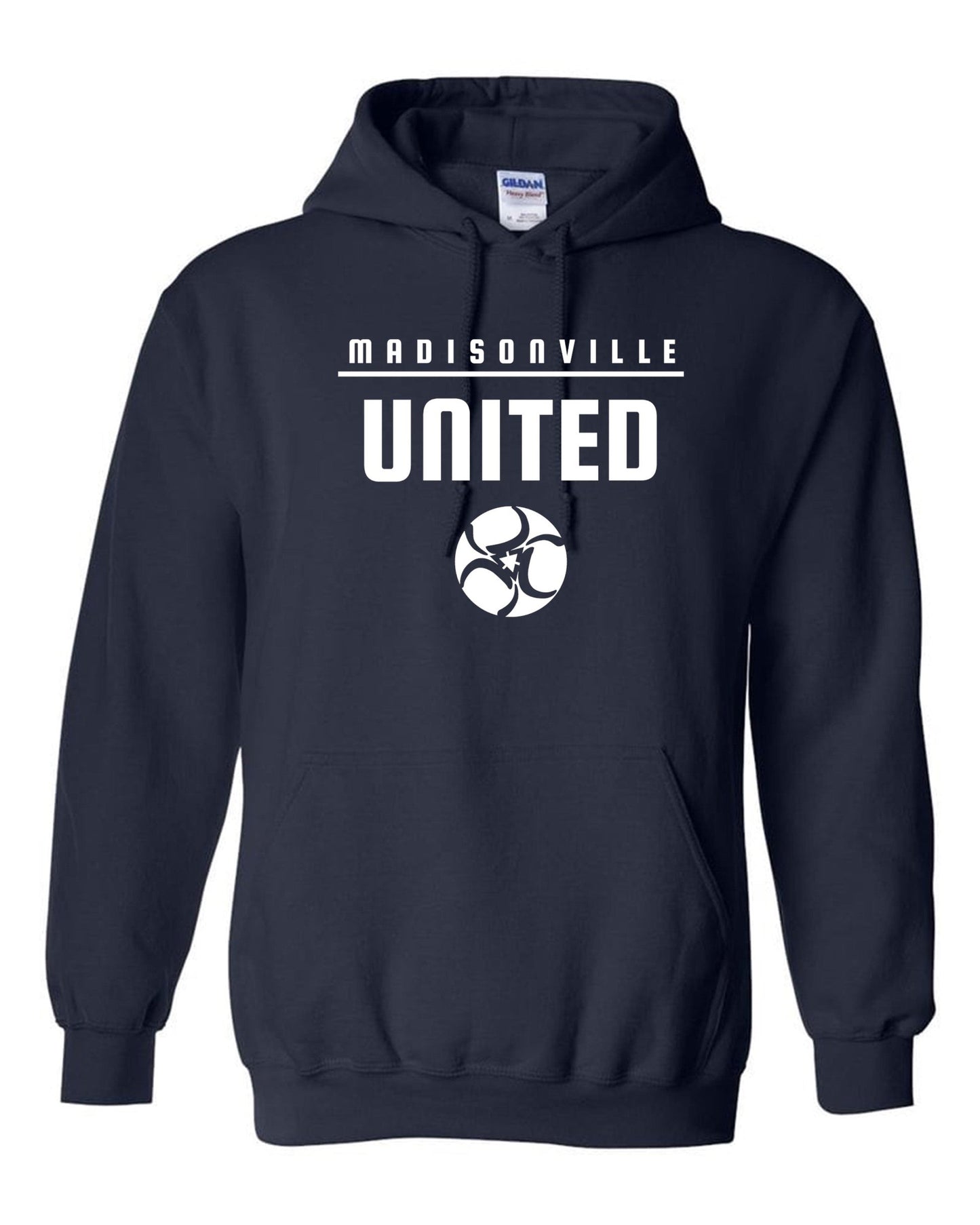 Madidsonville United Hoody - Black, Grey, Navy or White Madisonville United Spiritwear   - Third Coast Soccer