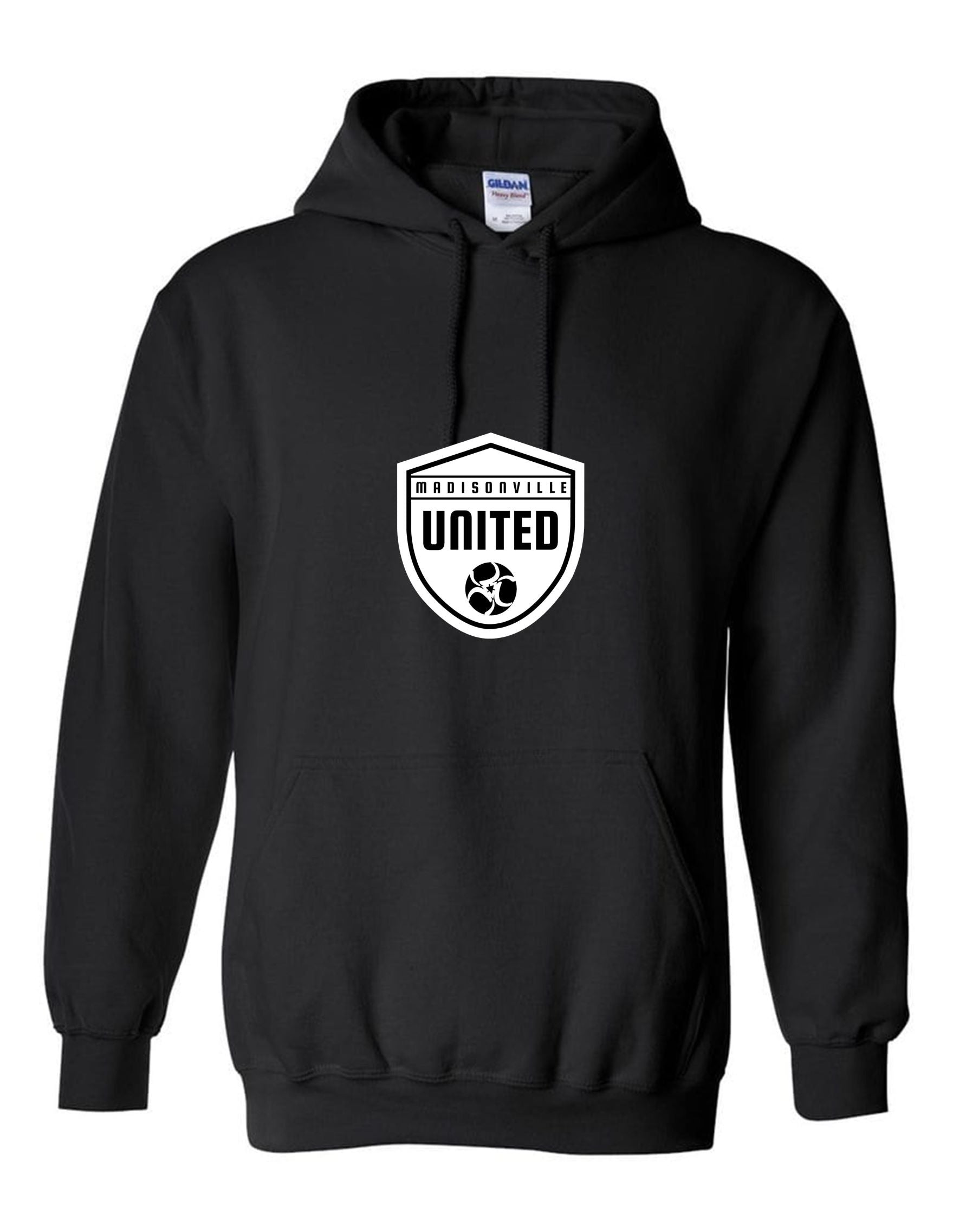 Madidsonville United Hoody - Black, Grey, Navy or White Madisonville United Spiritwear   - Third Coast Soccer