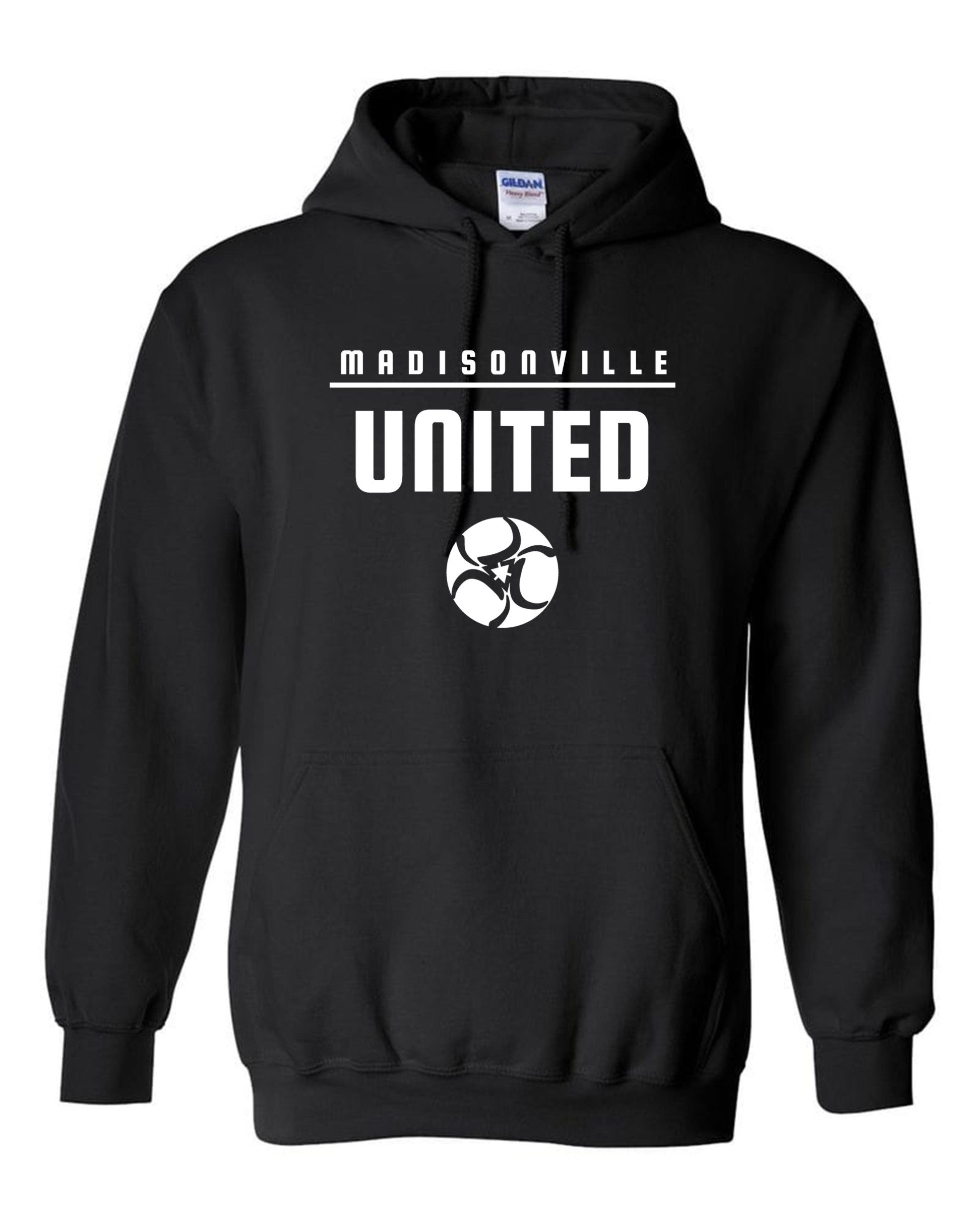 Madidsonville United Hoody - Black, Grey, Navy or White Madisonville United Spiritwear   - Third Coast Soccer