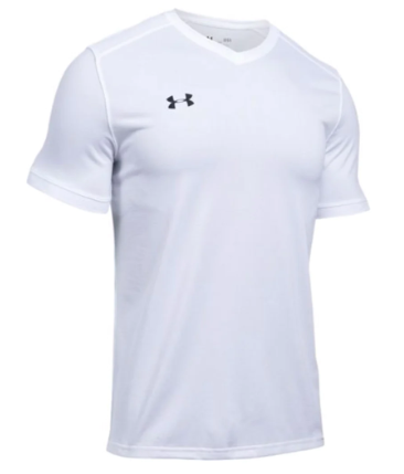 UA Threadborne Match Jersey - White apparel closeout - Third Coast Soccer