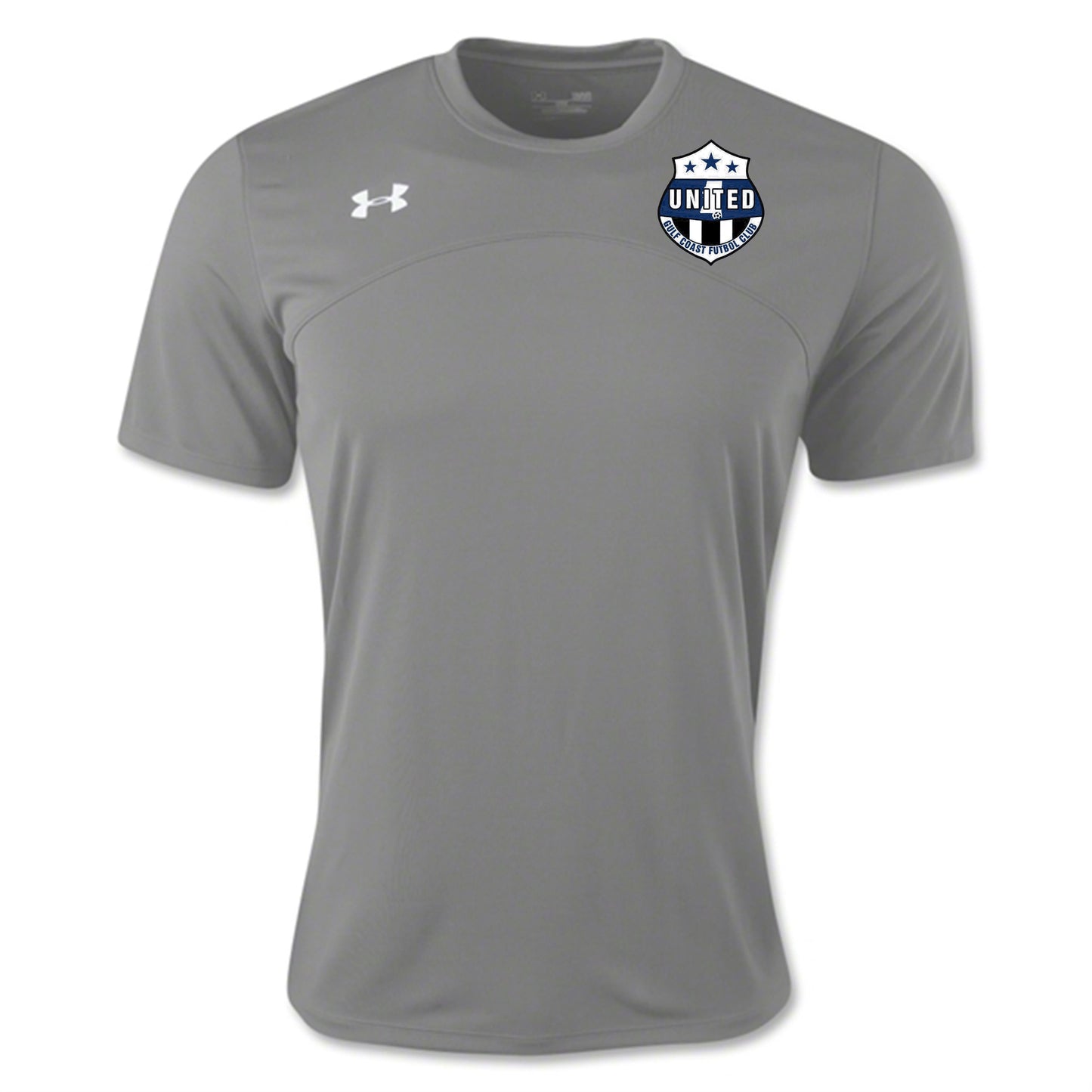 Under Armour GCU Youth Golazo Jersey - Graphite Gulf Coast United Carolina Blue/White Yxl - Third Coast Soccer