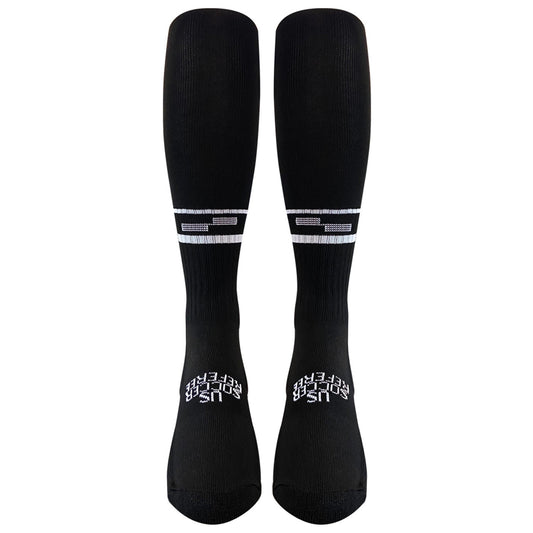 Official Sports Official U.S. Soccer Two Stripe Compression Sock Referee   - Third Coast Soccer