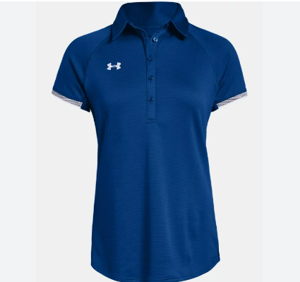 Under Armour Women's Rival Polo Polos Royal Womens X-Small - Third Coast Soccer