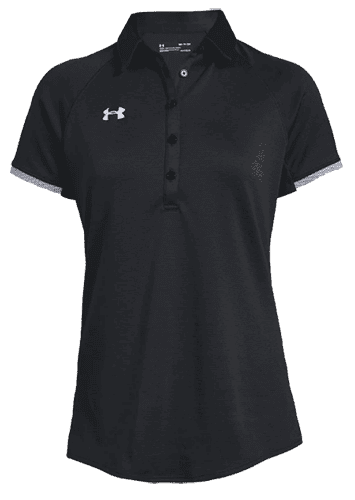 Under Armour Women's Rival Polo Polos Black Womens X-Small - Third Coast Soccer