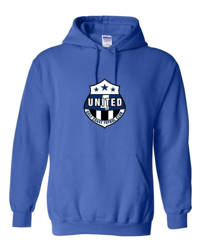 GCU Hooded Sweatshirt - Royal or Sport Grey Gulf Coast United Spiritwear Royal Mens 2Xl - Third Coast Soccer