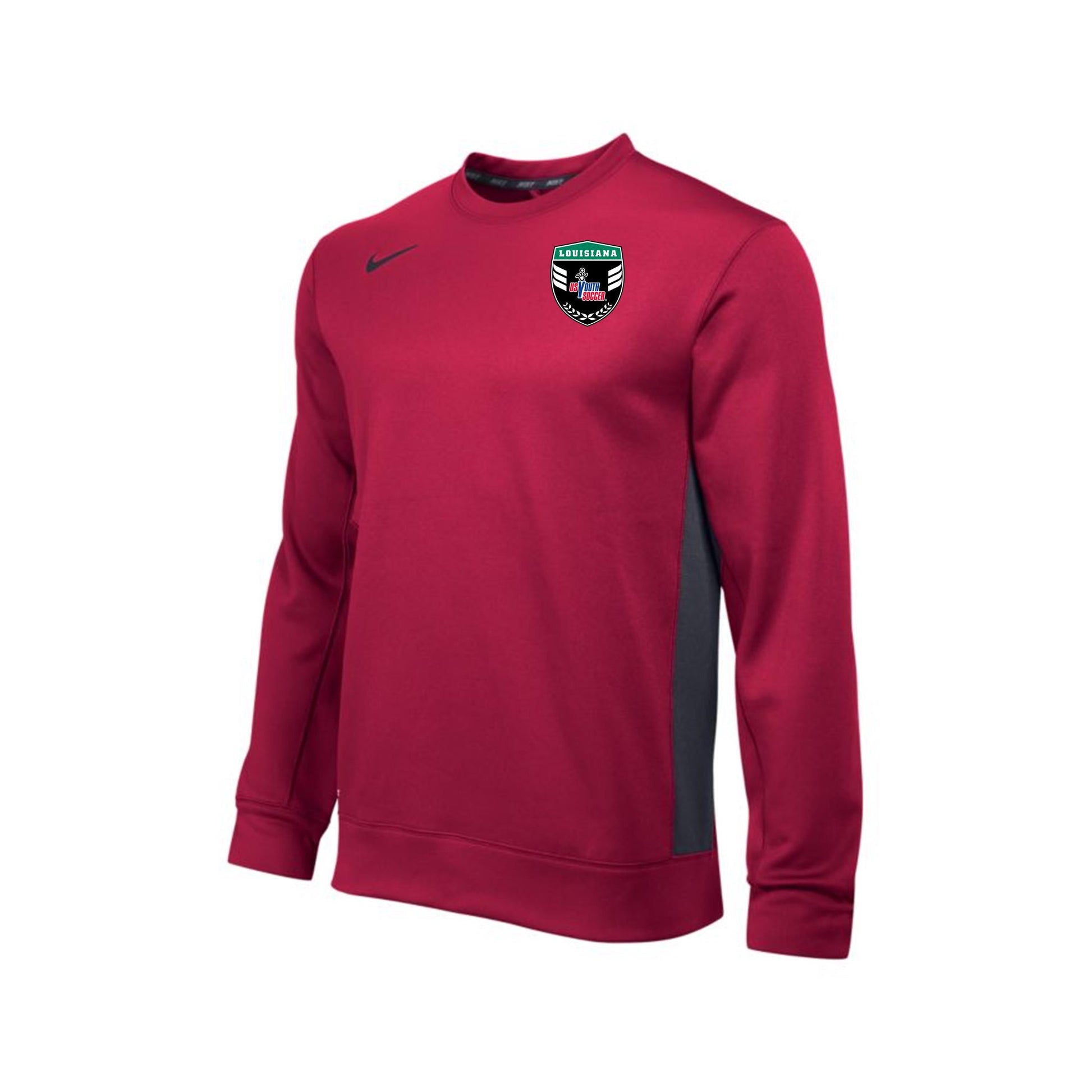 Nike LSA ODP Team KO Crew Mens Apparel Red/Anthracite Xxxlarge - Third Coast Soccer
