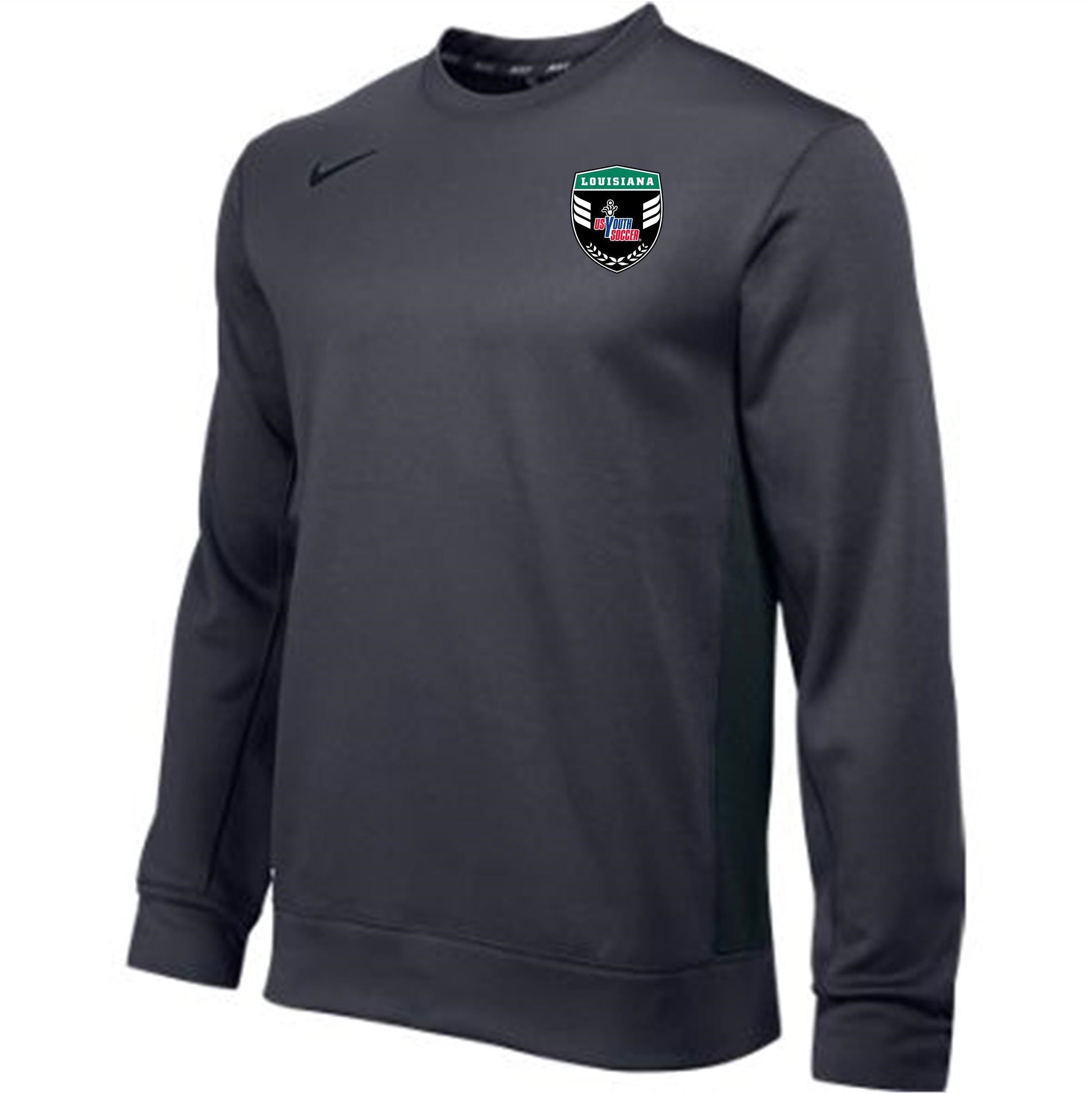 Nike LSA ODP Team KO Crew Mens Apparel Anthracite/Black Large - Third Coast Soccer