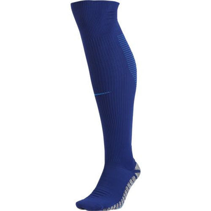 Nike Grip Strike Cushioned Over-The-Calf Socks Socks Deep Royal Blue/Photo Blue/Pho Large (10-12) - Third Coast Soccer