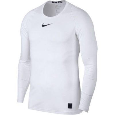 Nike Pro Long-Sleeve Fitted Top Warm-Ups Black Mens Medium - Third Coast Soccer