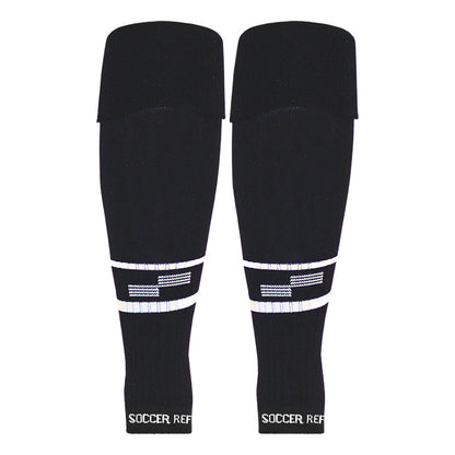 Official Sports USSF 2 Stripe Sock Sleeve Referee Striped Youth - Third Coast Soccer