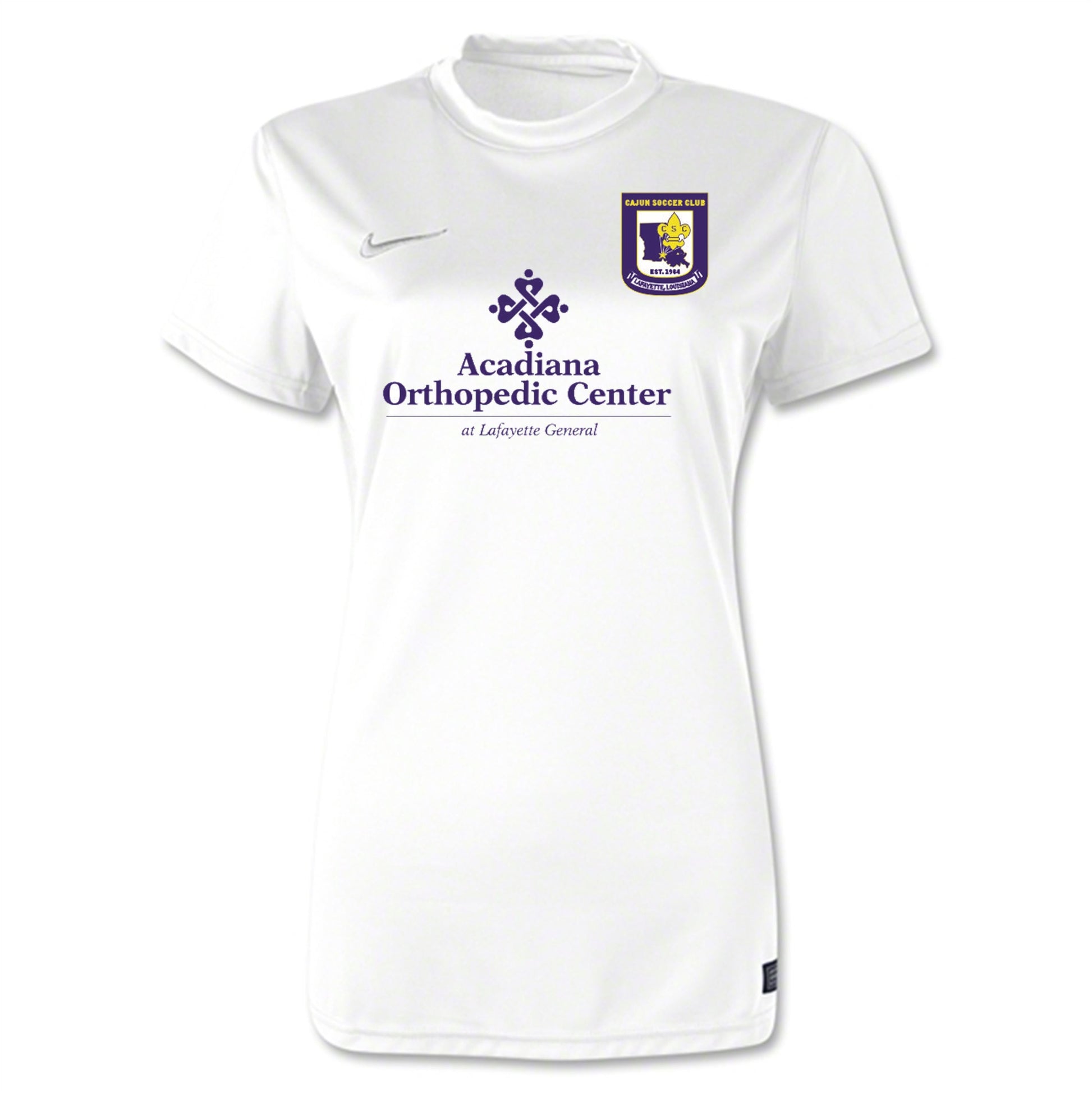 Nike CSC Women's Striker IV Jersey - White Cajun Soccer Club White Women'S Large - Third Coast Soccer