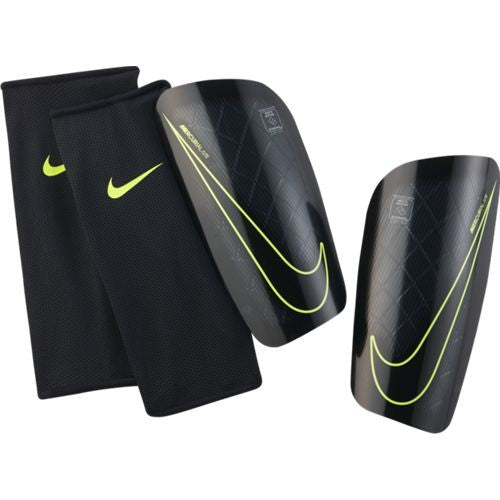 Nike Mercurial Lite Guard Adult Shinguards Yellow/Purple/White Medium - Third Coast Soccer