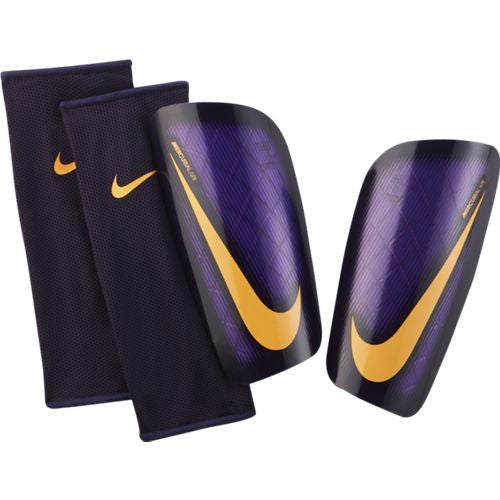 Nike Mercurial Lite Guard Adult Shinguards Black/Volt/Blac Xlarge - Third Coast Soccer