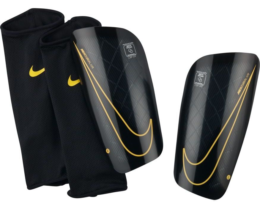 Nike Mercurial Lite Guard Adult Shinguards Hyper Grap/Court Purple Large - Third Coast Soccer