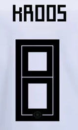 ***GERMANY WC 2018 NAME & NUMBER Replica Hero Printing Home Kroos 8 - Third Coast Soccer