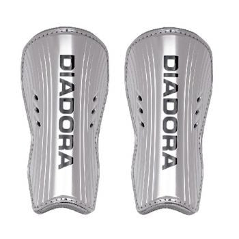 Diadora Cosmo Chrome Shinguard Adult Shinguards L Silver - Third Coast Soccer