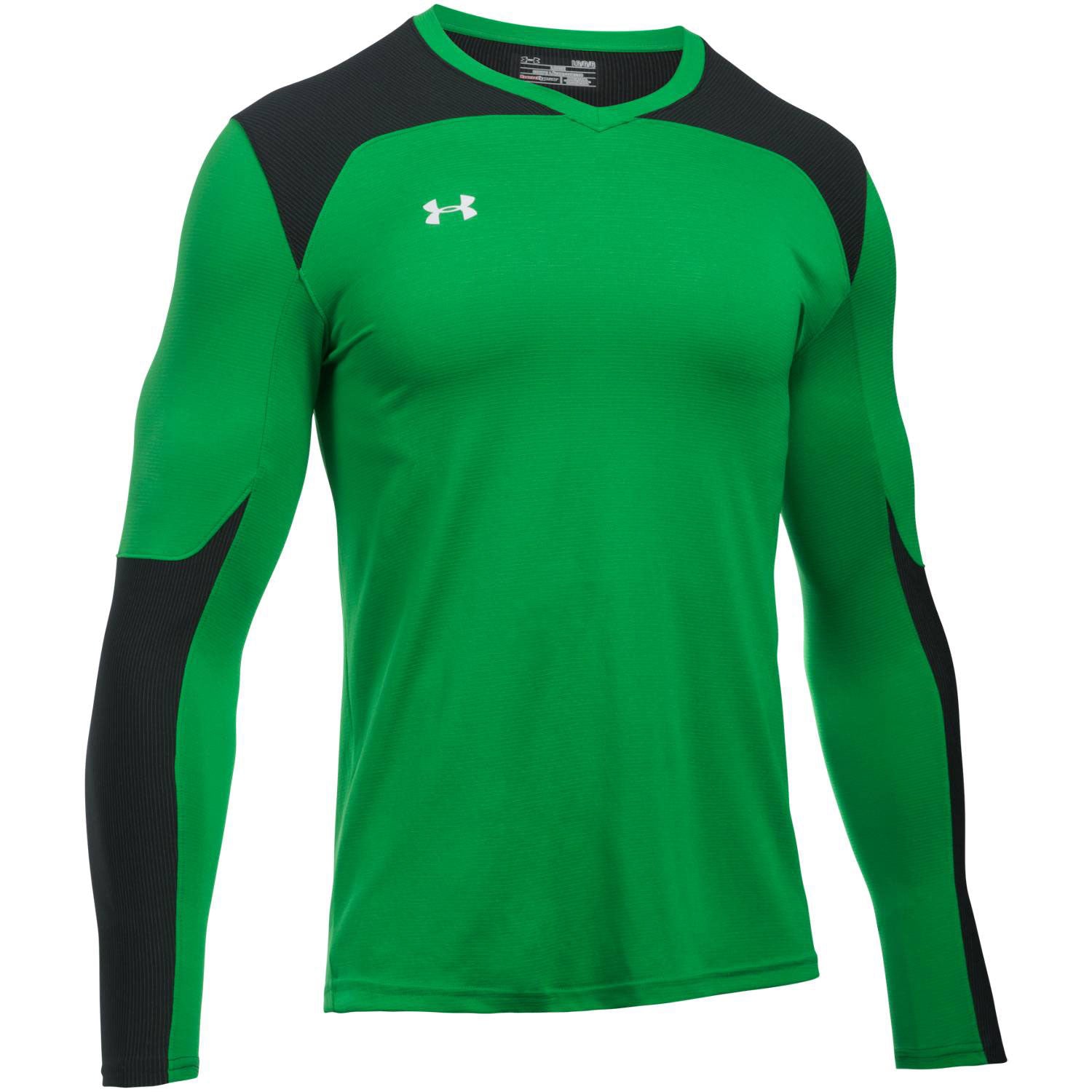 UA Youth Threadborne Wall Goalkeeping Jersey Goalkeeper Putting Green Youth Small - Third Coast Soccer