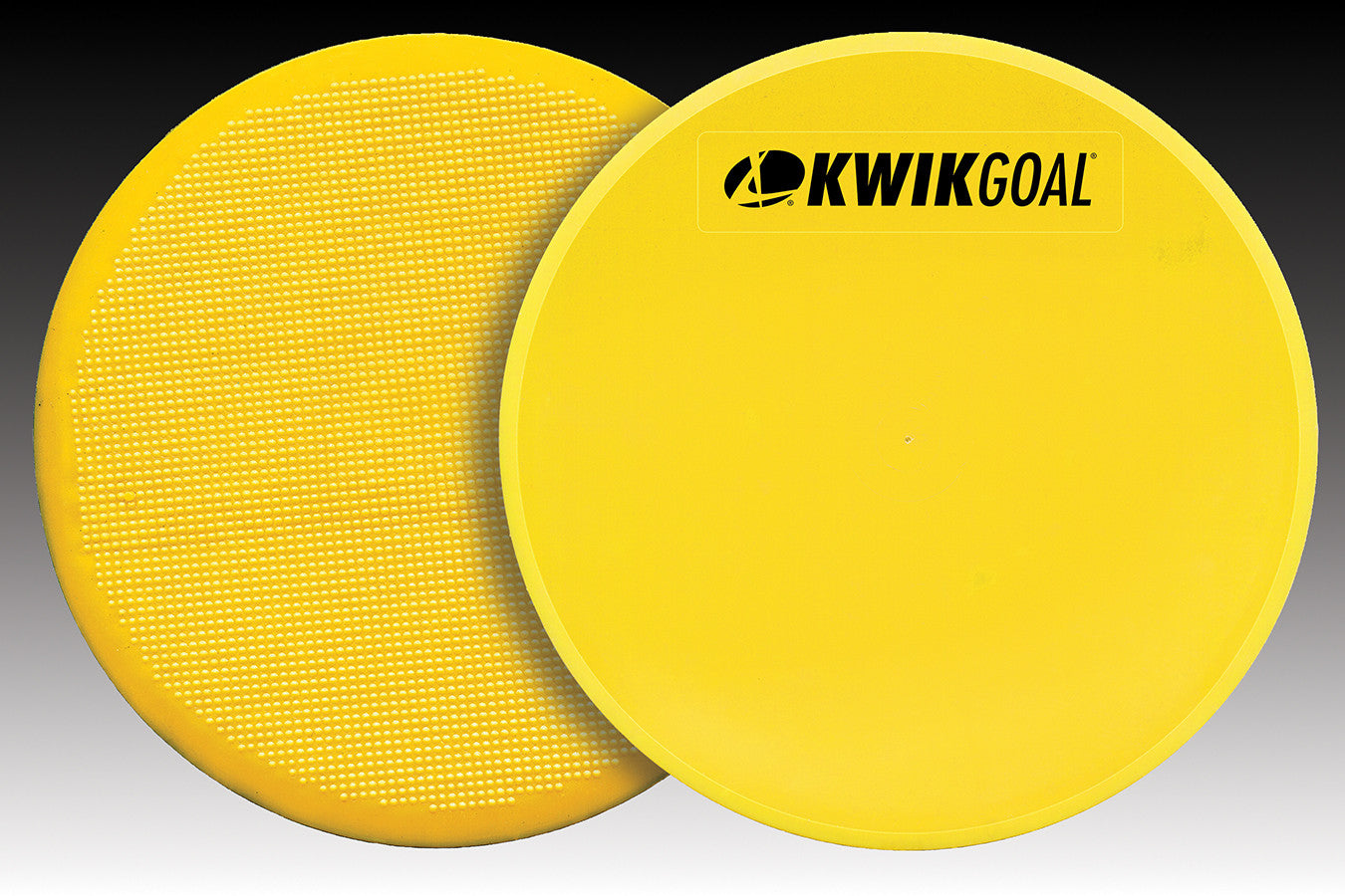 KwikGoal Flat Round Markers (Pack of 10) Coaching Accessories Yellow  - Third Coast Soccer