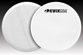 KwikGoal Flat Round Markers (Pack of 10) Field Equipment White  - Third Coast Soccer