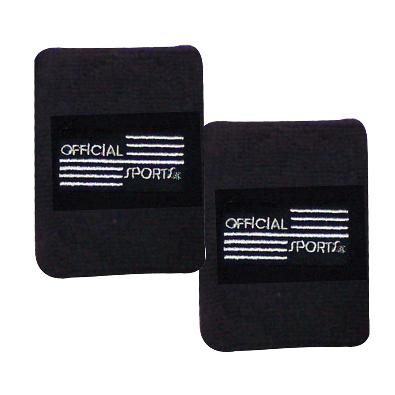 Official Sports Black Wristband - Set of 2 Referee Accessories   - Third Coast Soccer