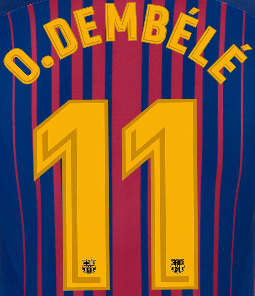 SID FC BARCELONA SETS 17/18 Replica Hero Printing Home Messi 10 - Third Coast Soccer