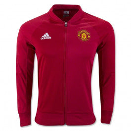 adidas Manchester United Home Anthem Jacket 16/17 Club Replica Powerred/Realred Mens Medium - Third Coast Soccer