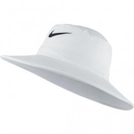 Nike Sun Protect Bucket Cap - White Hats White/Black Medium/Large - Third Coast Soccer