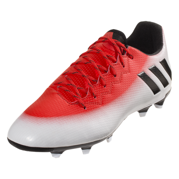 adidas Messi 16.3 FG - Red/Black/White Mens Firm Ground Red/Cblack/Ftwwht Mens 10.5 - Third Coast Soccer