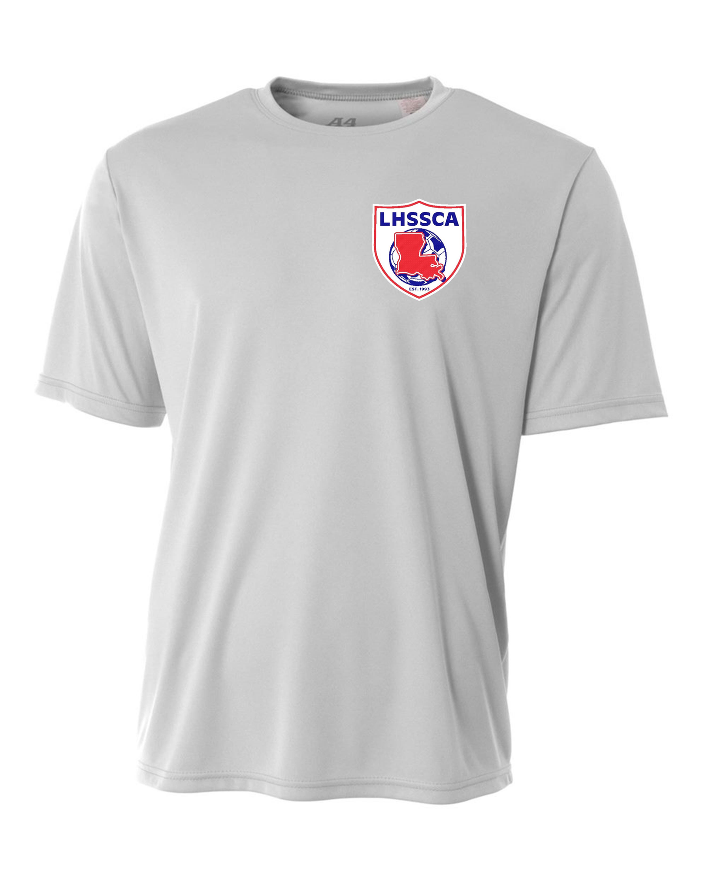 LHSSCA A4 PERFORMANCE TEE LHSSCA Silver Xxxlarge - Third Coast Soccer