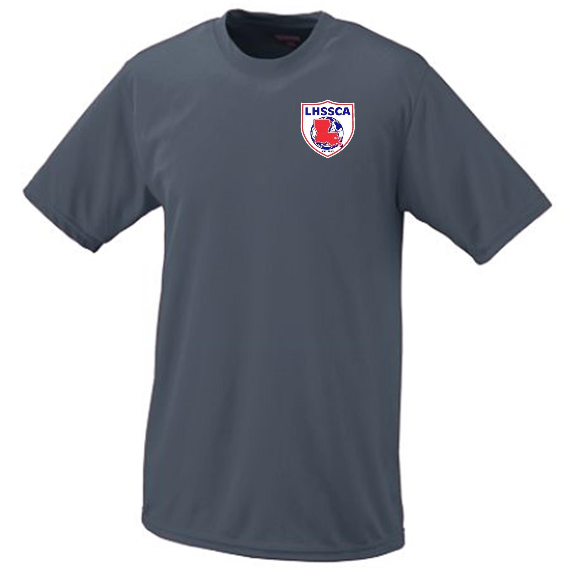 LHSSCA A4 PERFORMANCE TEE LHSSCA Graphite Xlarge - Third Coast Soccer