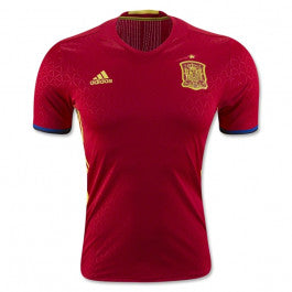 adidas Spain Euro 16 Home Jersey International Replica Large Scarlet/Brightyellow - Third Coast Soccer