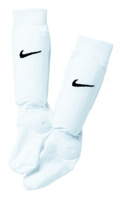 Nike Youth Shin Sock III Youth Shinguards White Small - Third Coast Soccer